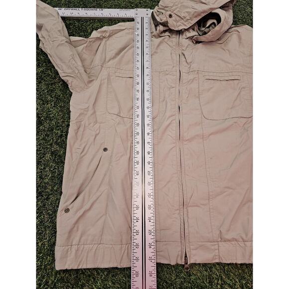 Cabelas For Women Mesh Lined Regular Full-Zip Hooded Rain Jacket Women XL 970018 - Picture 6 of 8